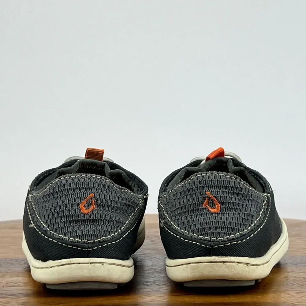 Little Kids Olukai Nohea Moku Gray Mesh Slip On Loafers Shoes Sneakers‎ Size 9 C